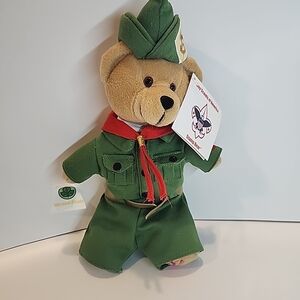 Boy Scouts Plush Bear in Green Uniform - Soft Kids Toy